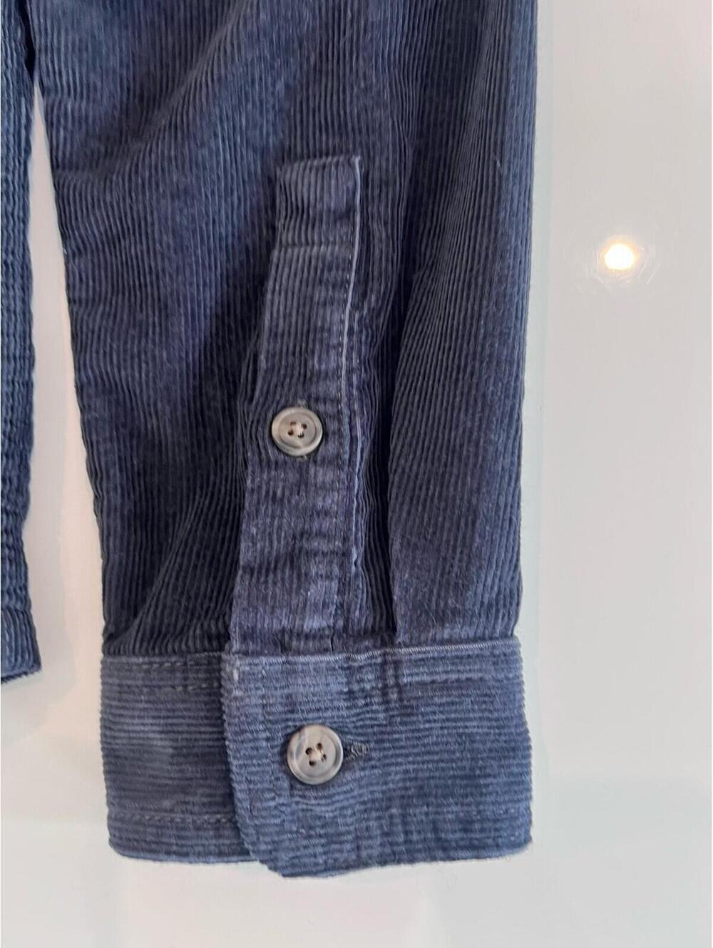 Patagonia Men's Corduroy Heavy-Weight Button Up Shirt Smolder Blue Size S - Picture 6 of 13